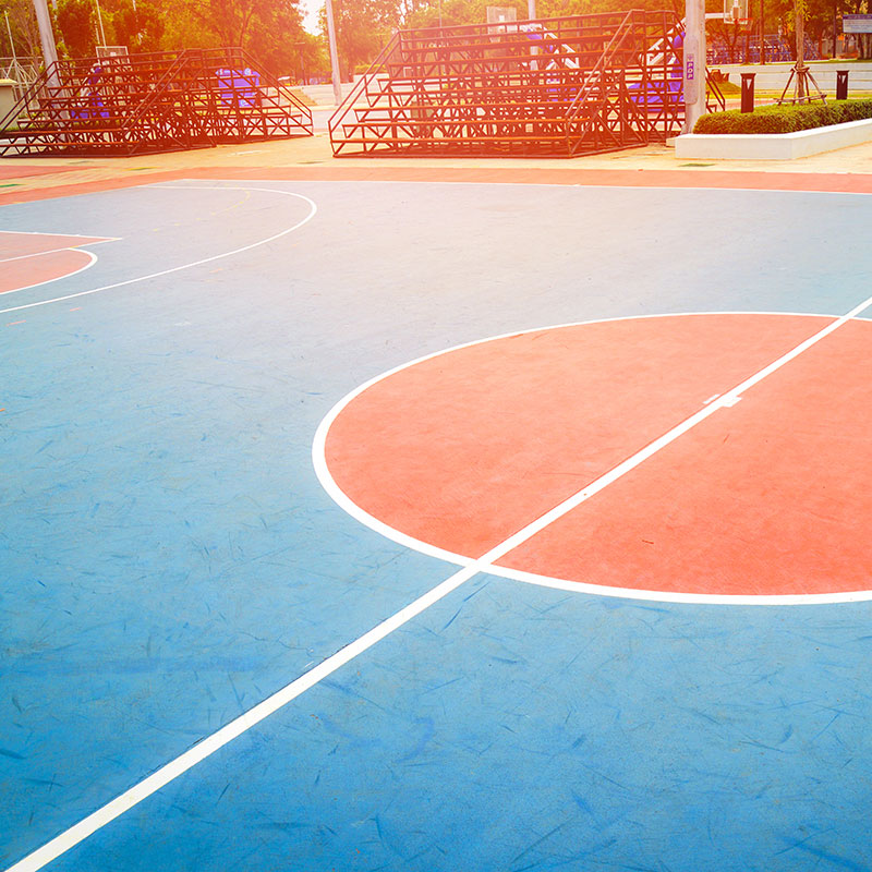 Sport Courts | Elzinga Concrete | Basketball, Tennis